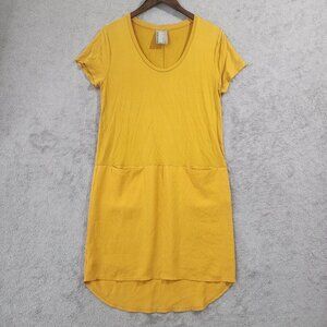 Anthro Dolan Coast Collection Women's S Yellow Short Sleeve Dress 8PT